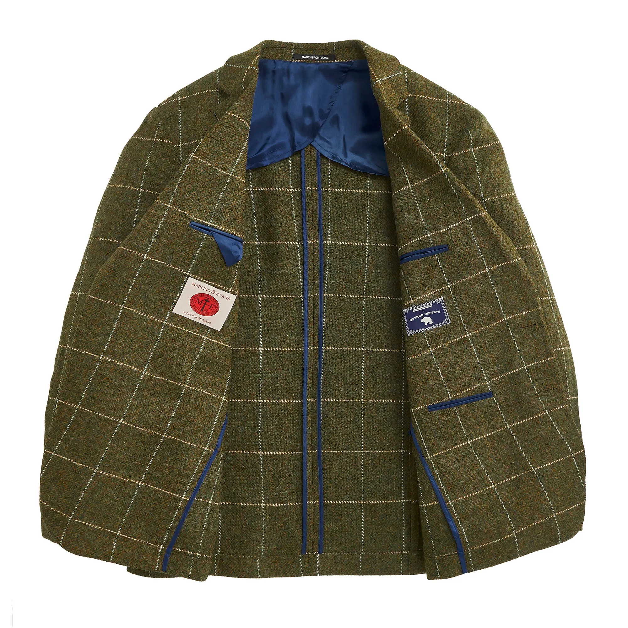 Dark Forest Windowpane Sport Coat