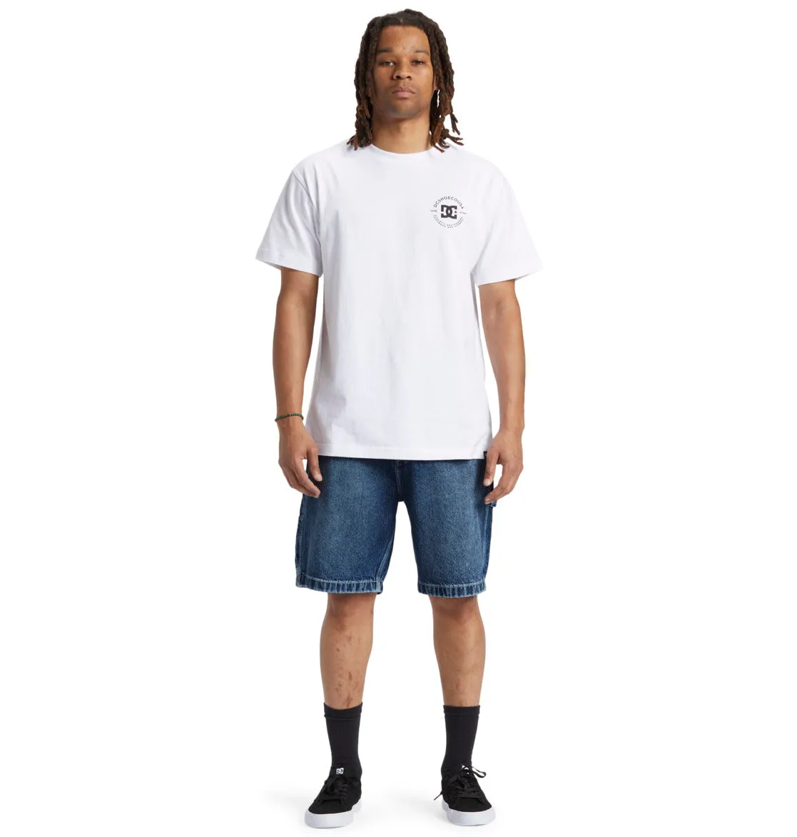 DC - CARPENTER BAGGY SHORTS 22" -  Dark Indigo