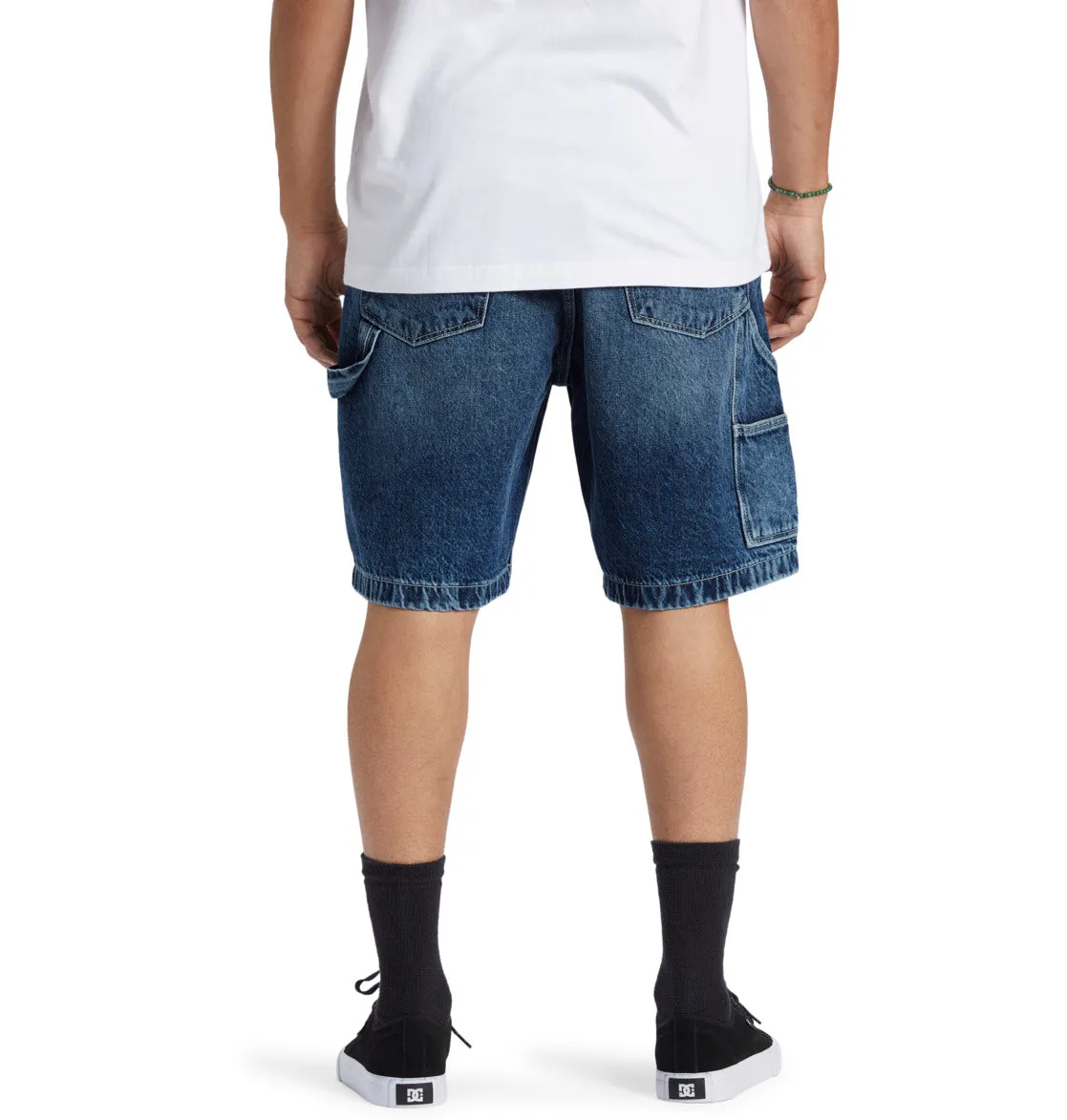 DC - CARPENTER BAGGY SHORTS 22" -  Dark Indigo