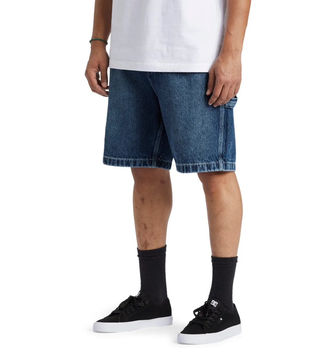 DC - CARPENTER BAGGY SHORTS 22" -  Dark Indigo