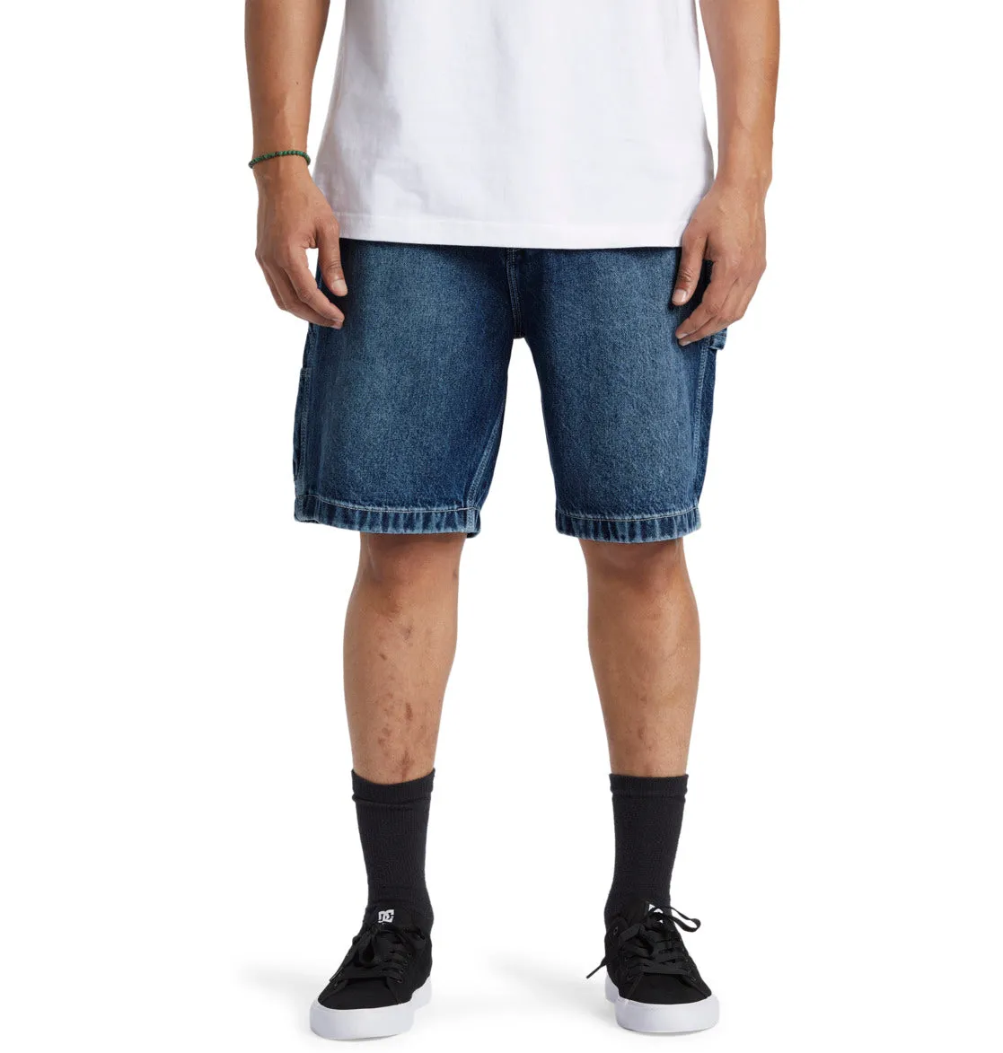 DC - CARPENTER BAGGY SHORTS 22" -  Dark Indigo