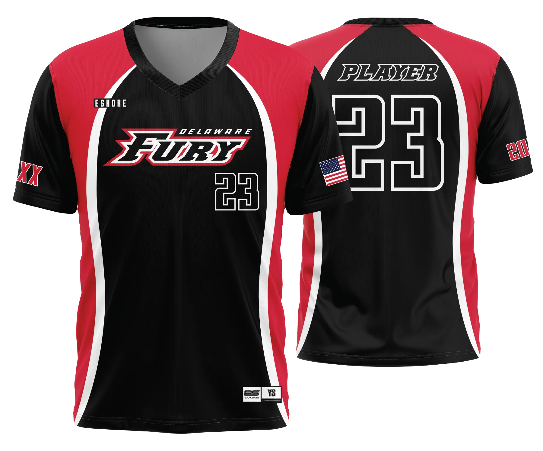 DE Fury - FDS SS Softball Jerseys