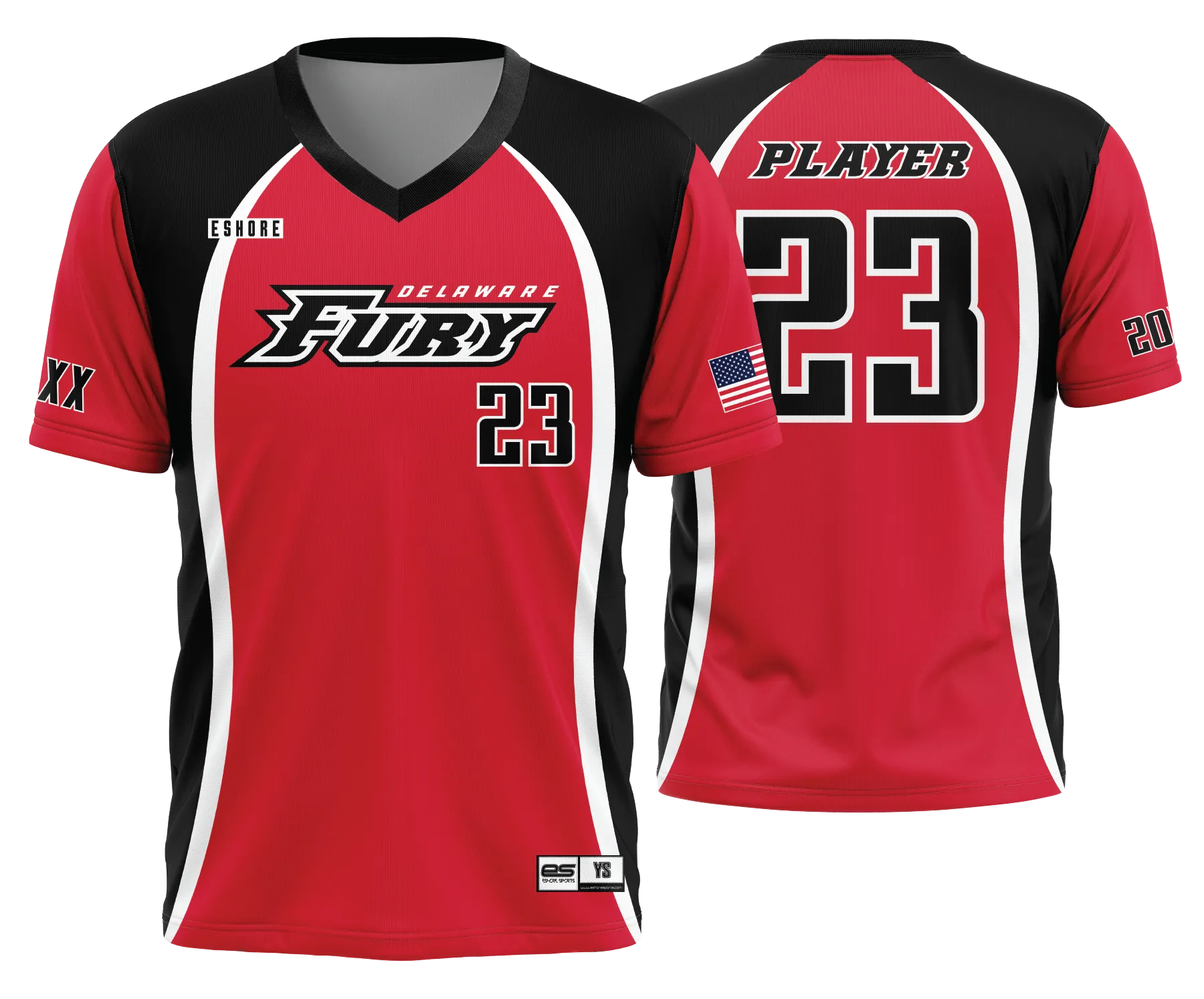 DE Fury - FDS SS Softball Jerseys