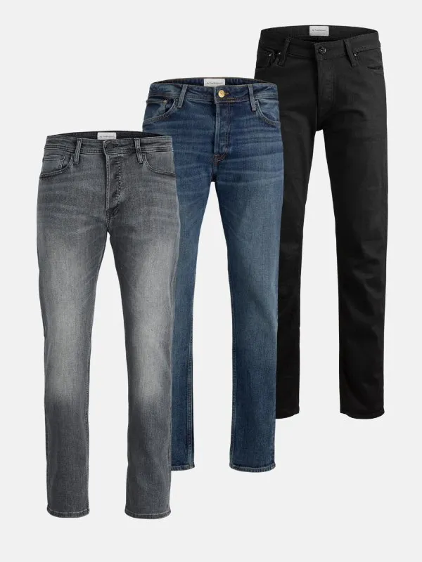 De Originale Performance Jeans (Slim) - Pakketilbud (3 stk.)