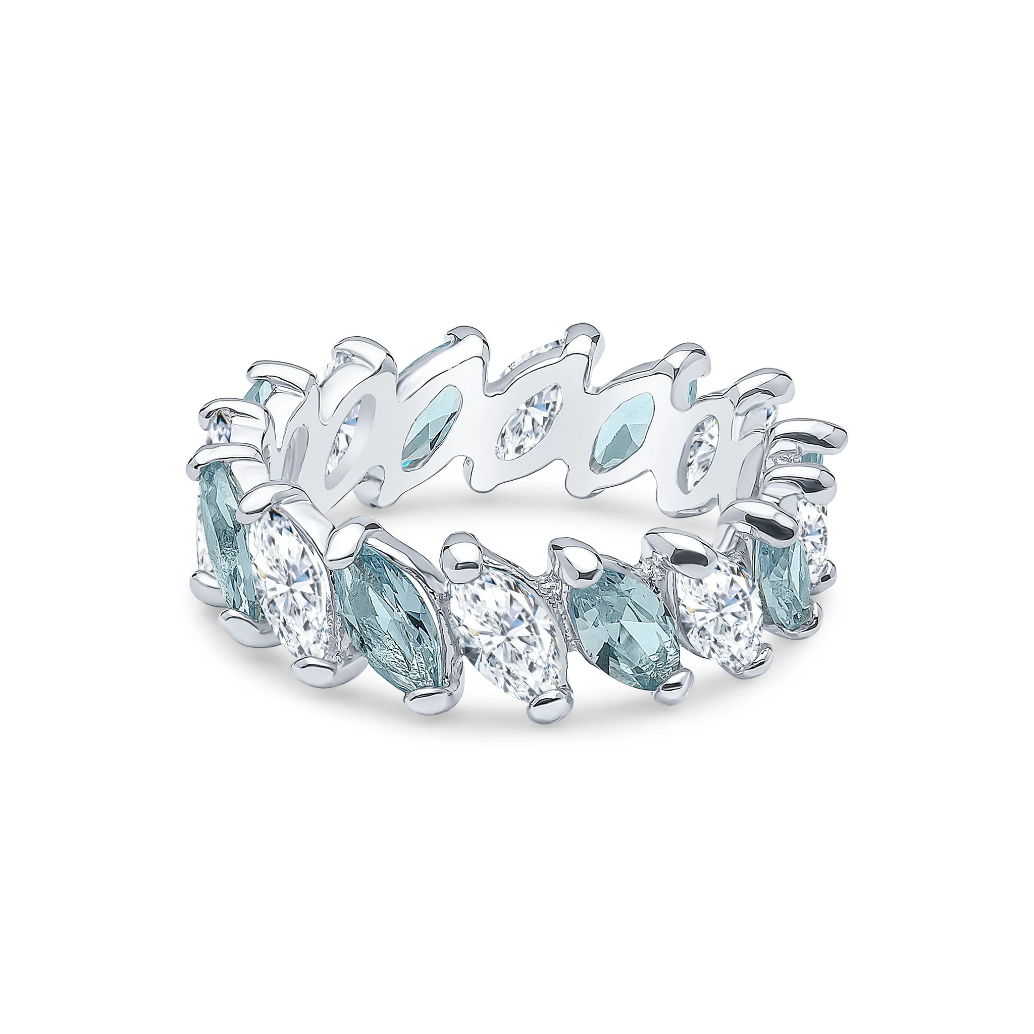 Demeter Eternity Ring (Aqua)