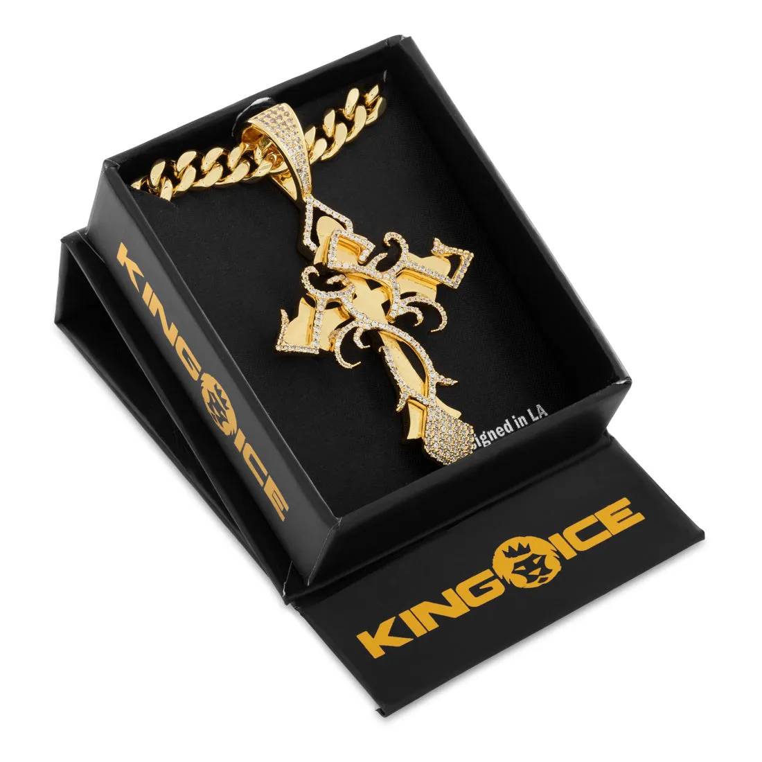 Designed by Mike Zombie - All I Cross is Chainz Necklace