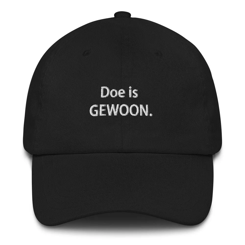 Doe is gewoon Dad hat