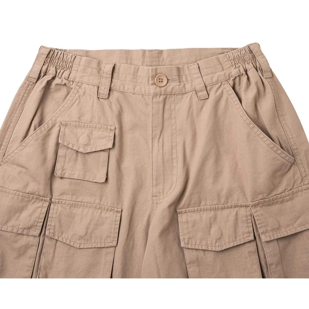 DPLS 9 POCKETS SHORTS-BEIGE