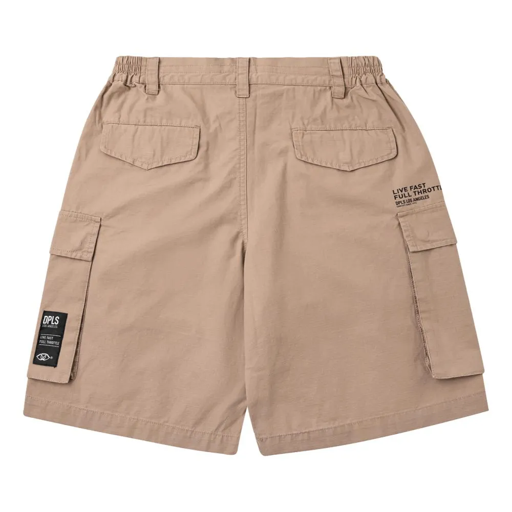 DPLS 9 POCKETS SHORTS-BEIGE