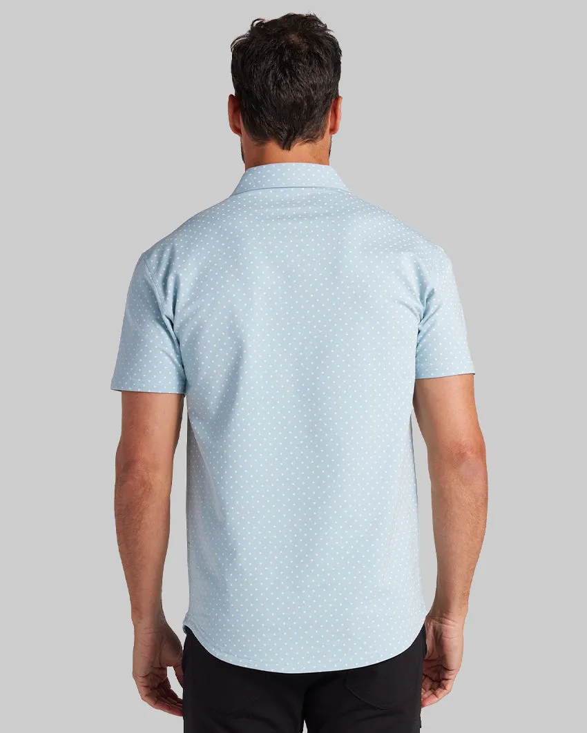 Drop-Cut: LUX Dotted Polo <!-- Size L -->