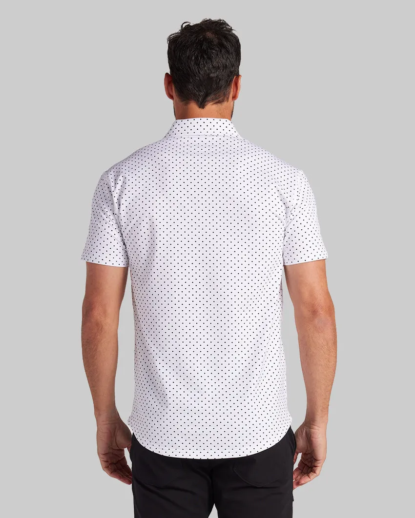 Drop-Cut: LUX Dotted Polo <!-- Size L -->