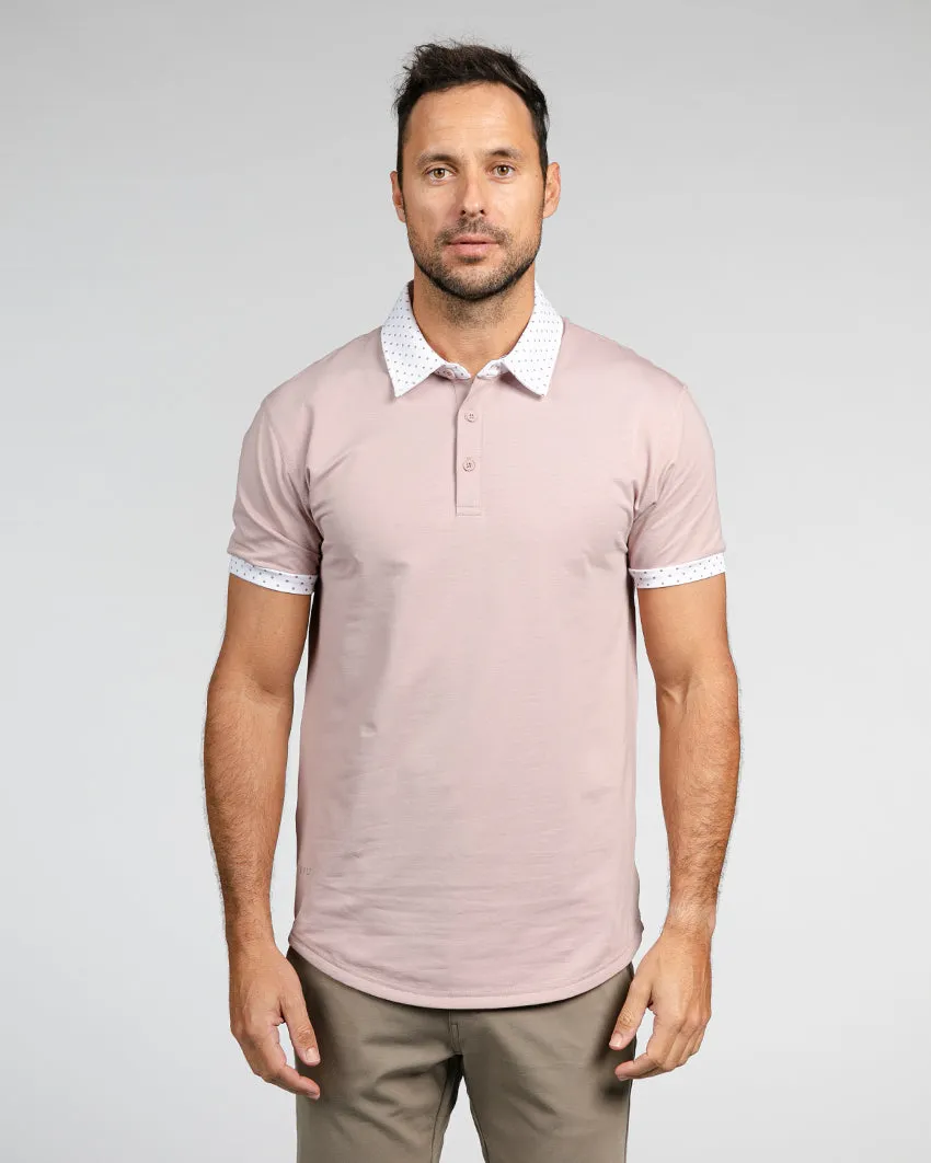 Drop-Cut: LUX Dotted Polo <!-- Size XXXL -->