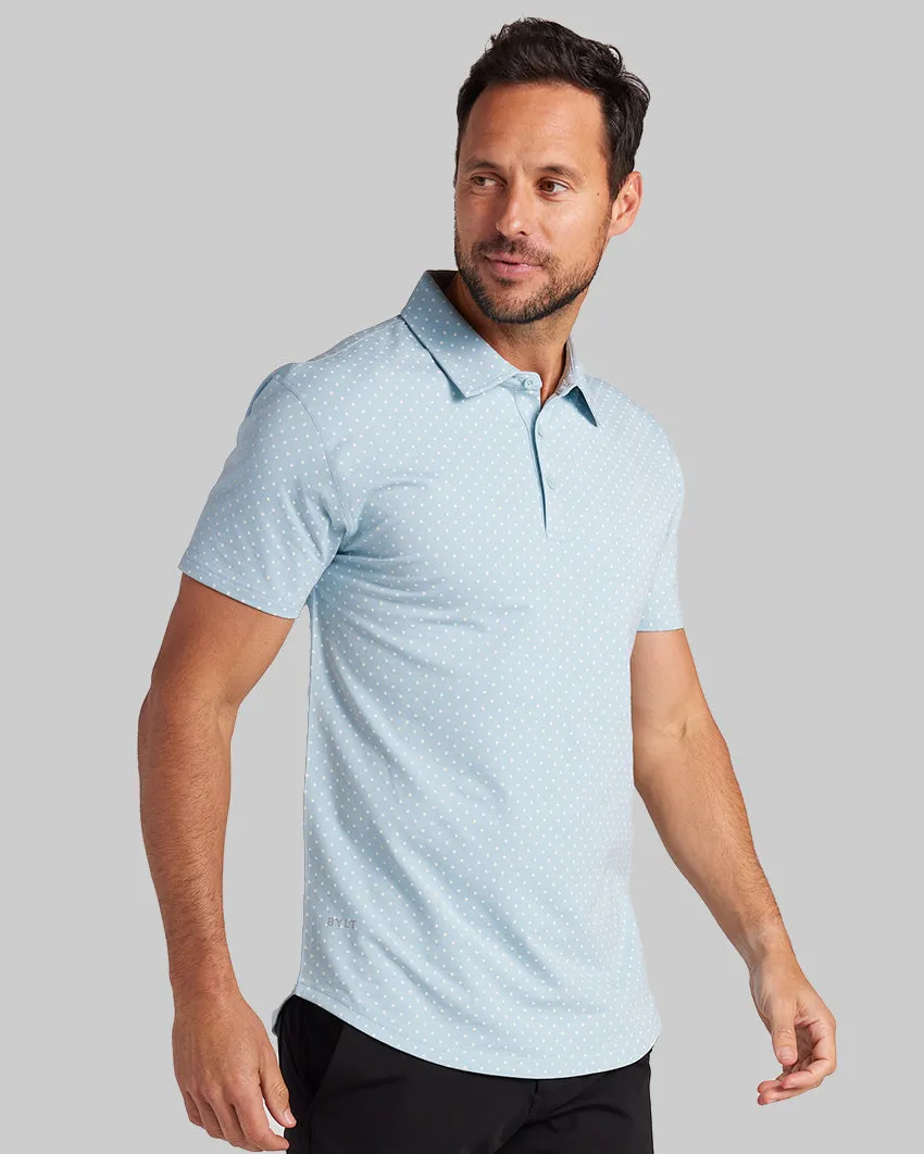 Drop-Cut: LUX Dotted Polo <!-- Size XXXL -->