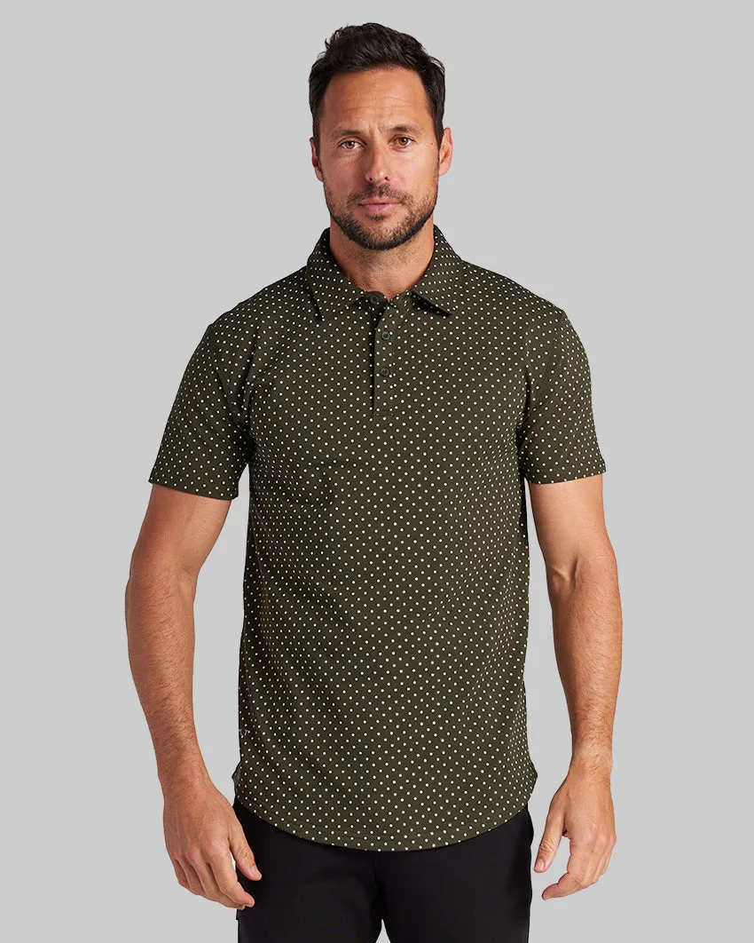 Drop-Cut: LUX Dotted Polo <!-- Size XXXL -->