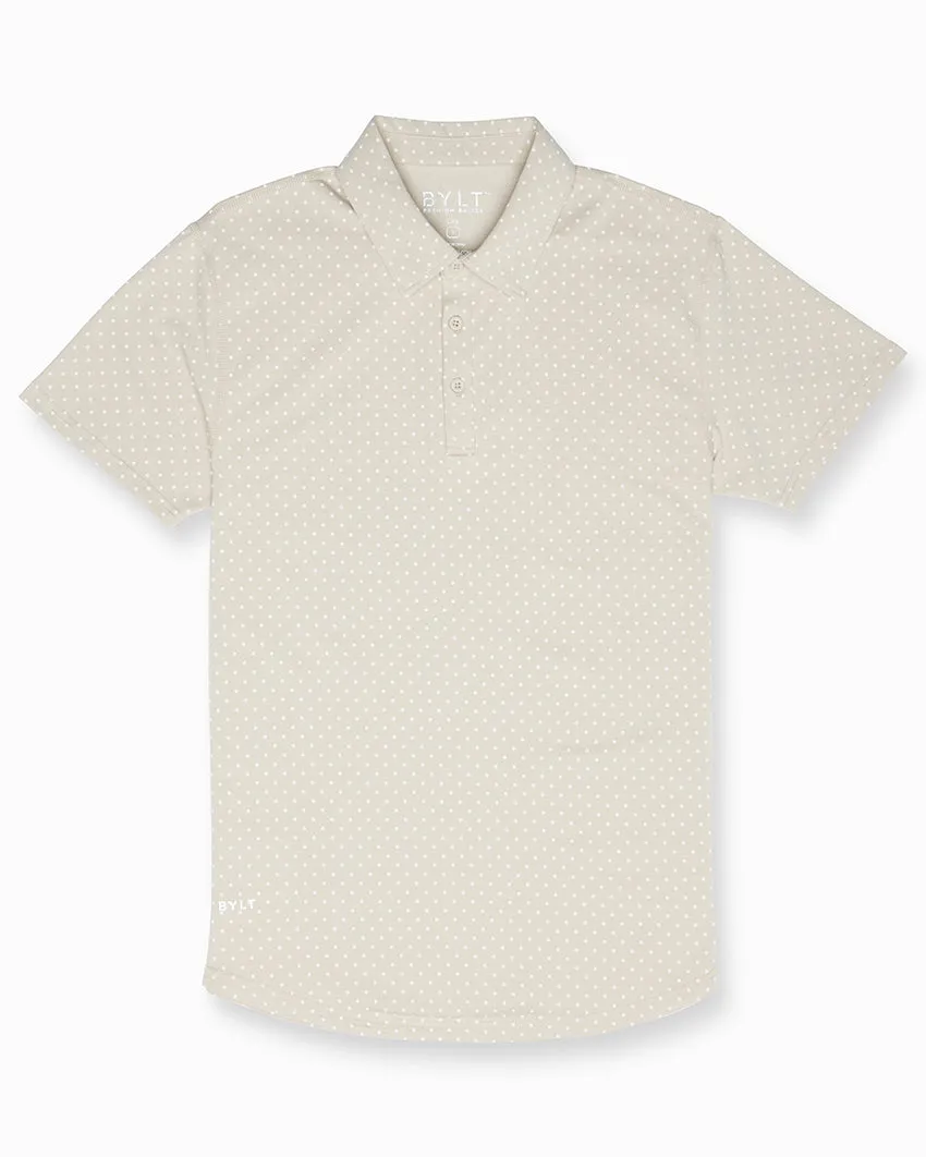 Drop-Cut: LUX Dotted Polo <!-- Size XXXL -->