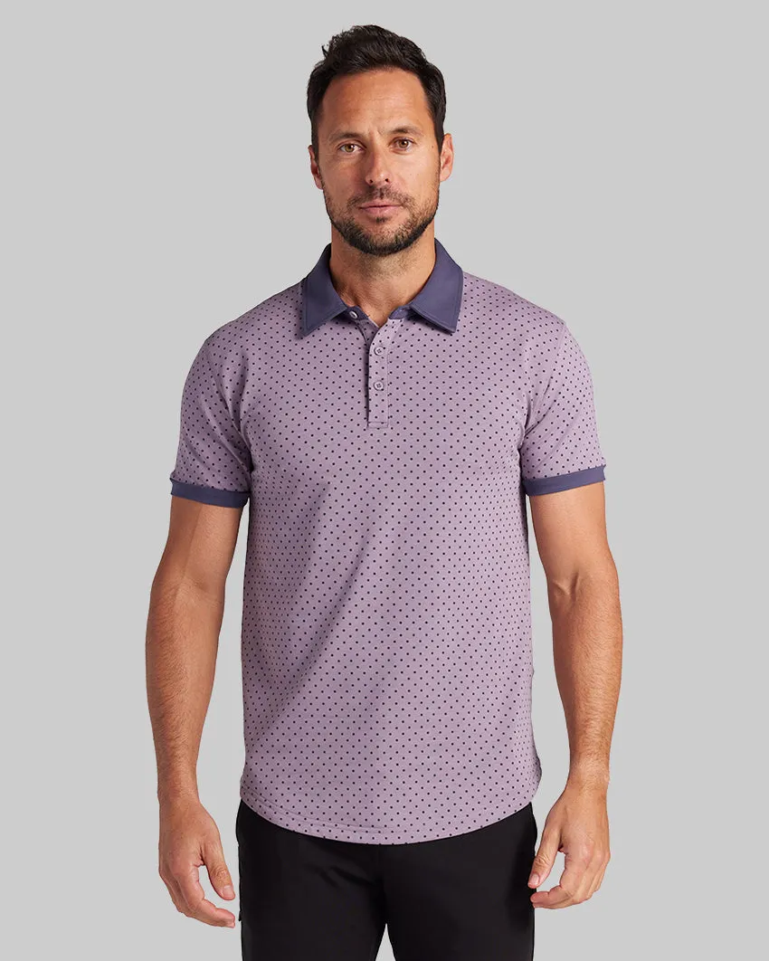 Drop-Cut: LUX Dotted Polo <!-- Size XXXL -->