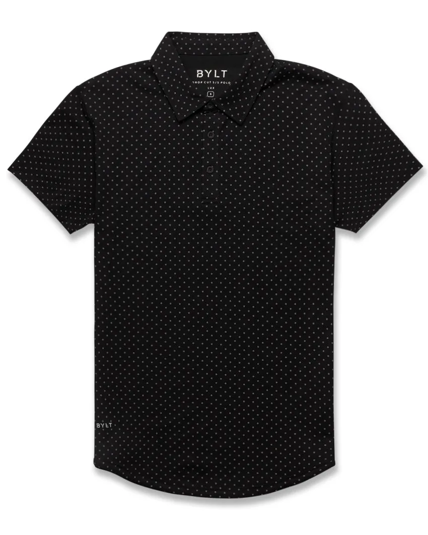 Drop-Cut: LUX Dotted Polo <!-- Size XXXL -->