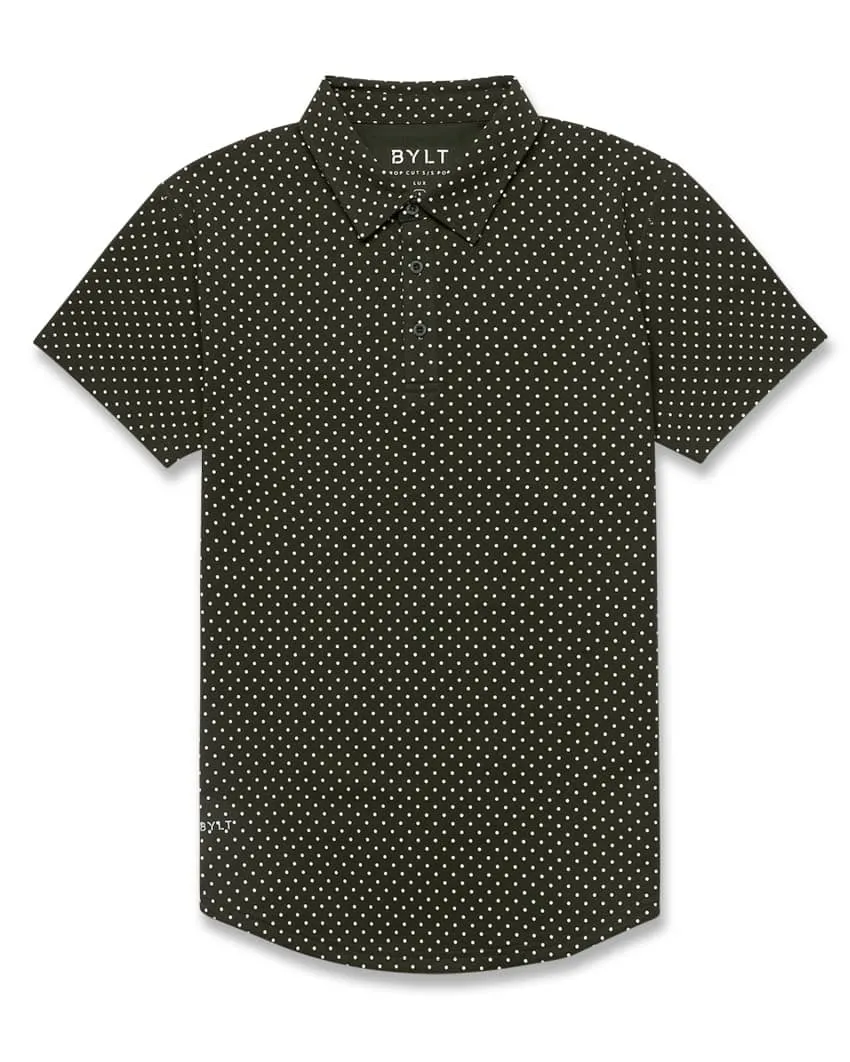 Drop-Cut: LUX Dotted Polo <!-- Size XXXL -->