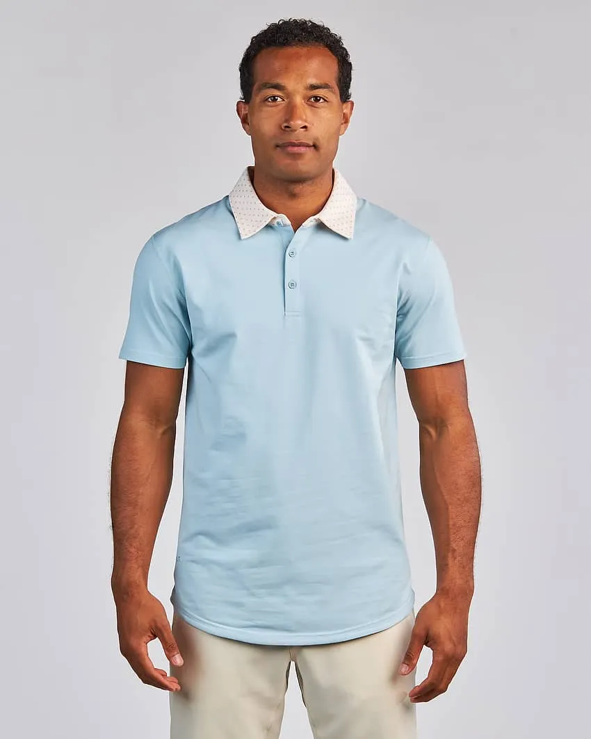 Drop-Cut: LUX Dotted Polo <!-- Size XXXL -->