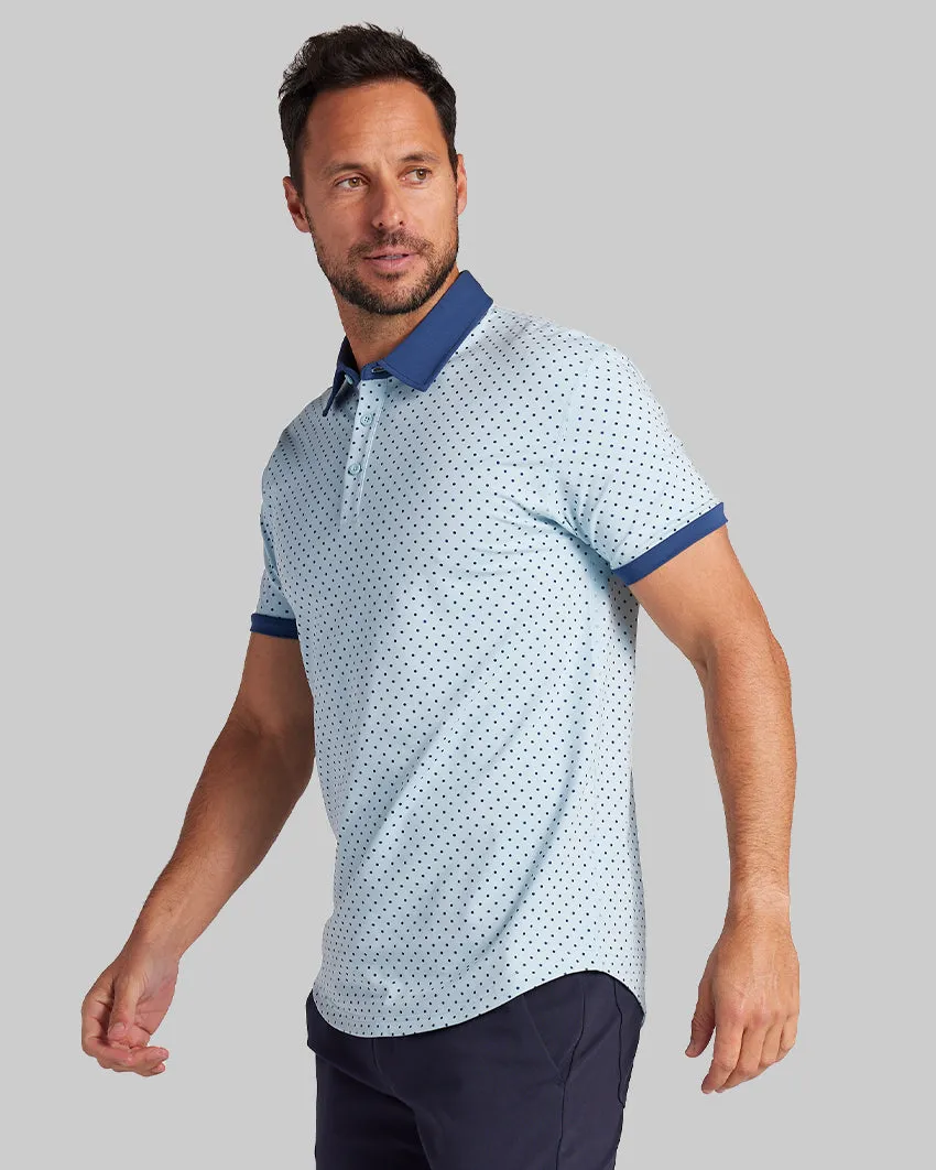 Drop-Cut: LUX Dotted Polo <!-- Size XXXL -->