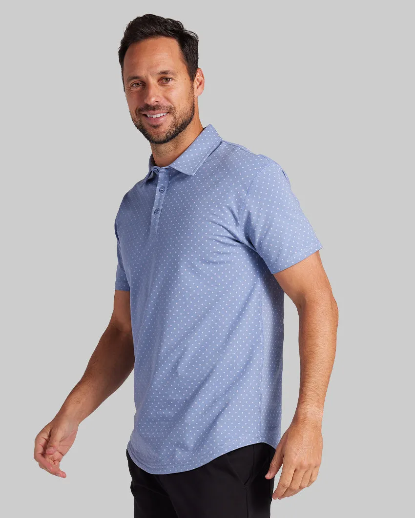 Drop-Cut: LUX Dotted Polo <!-- Size XXXL -->