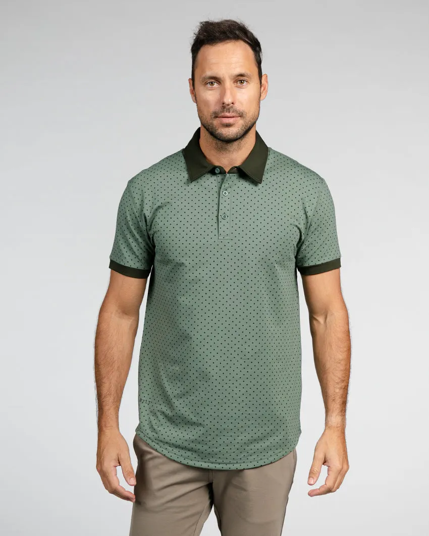 Drop-Cut: LUX Dotted Polo <!-- Size XXXL -->