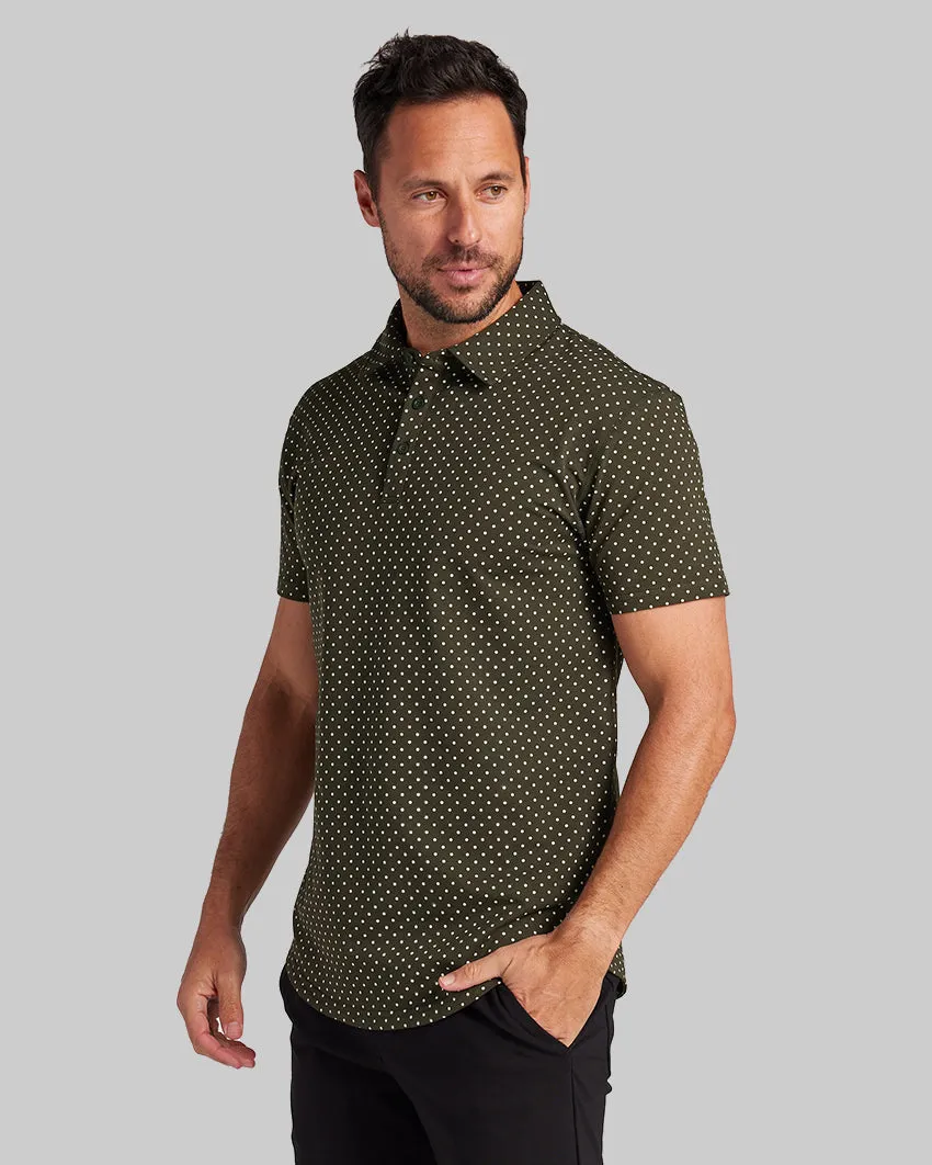 Drop-Cut: LUX Dotted Polo <!-- Size XXXL -->