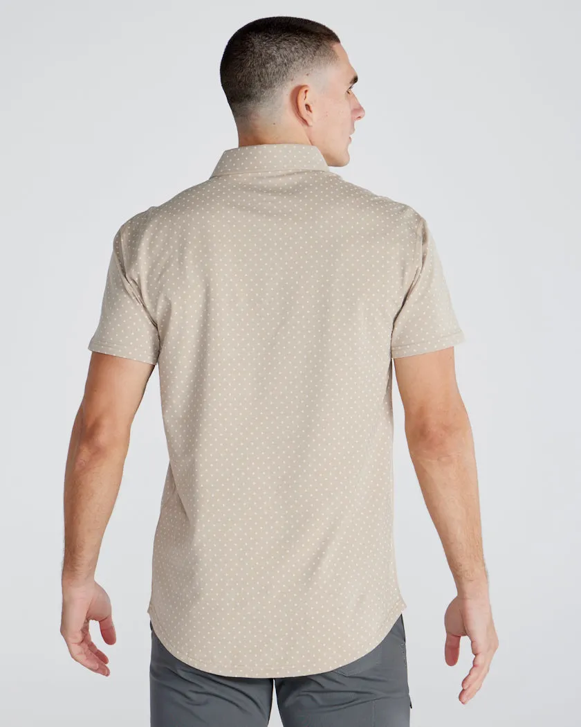 Drop-Cut: LUX Dotted Polo <!-- Size XXXL -->