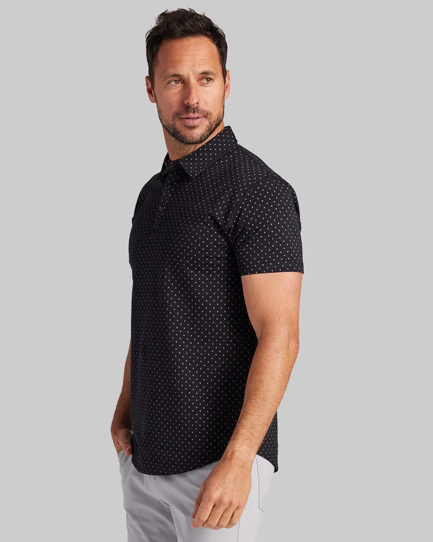 Drop-Cut: LUX Dotted Polo <!-- Size XXXL -->