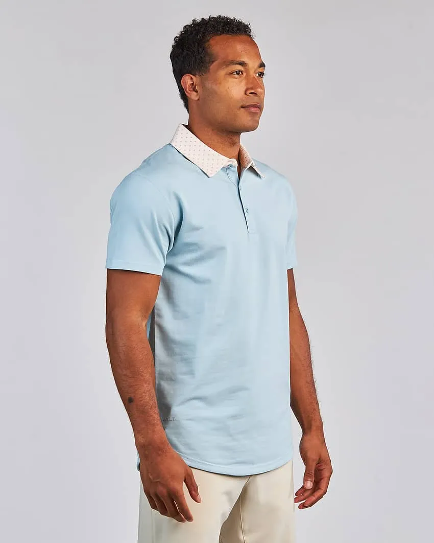 Drop-Cut: LUX Dotted Polo <!-- Size XXXL -->