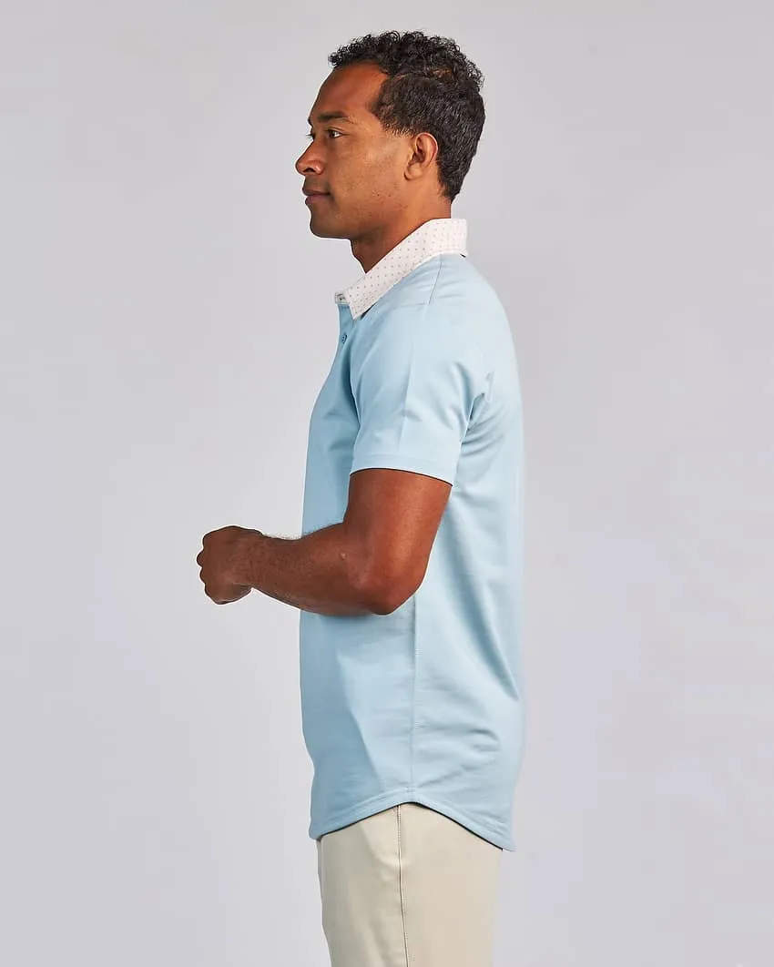 Drop-Cut: LUX Dotted Polo <!-- Size XXXL -->