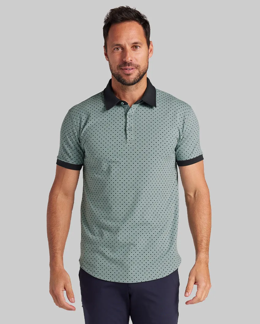 Drop-Cut: LUX Dotted Polo <!-- Size XXXL -->