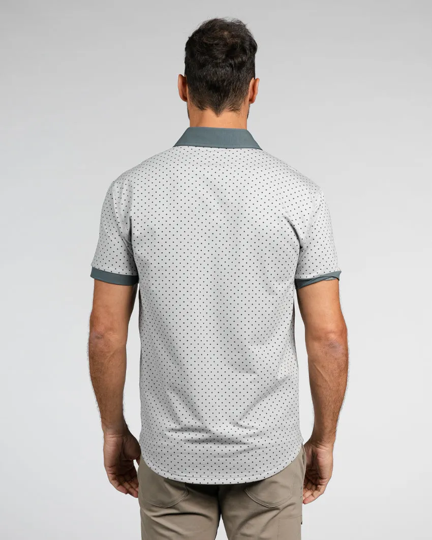 Drop-Cut: LUX Dotted Polo <!-- Size XXXL -->