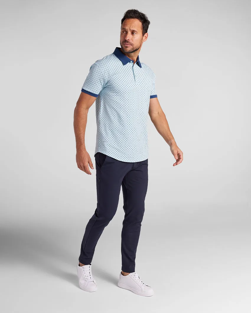 Drop-Cut: LUX Dotted Polo <!-- Size XXXL -->