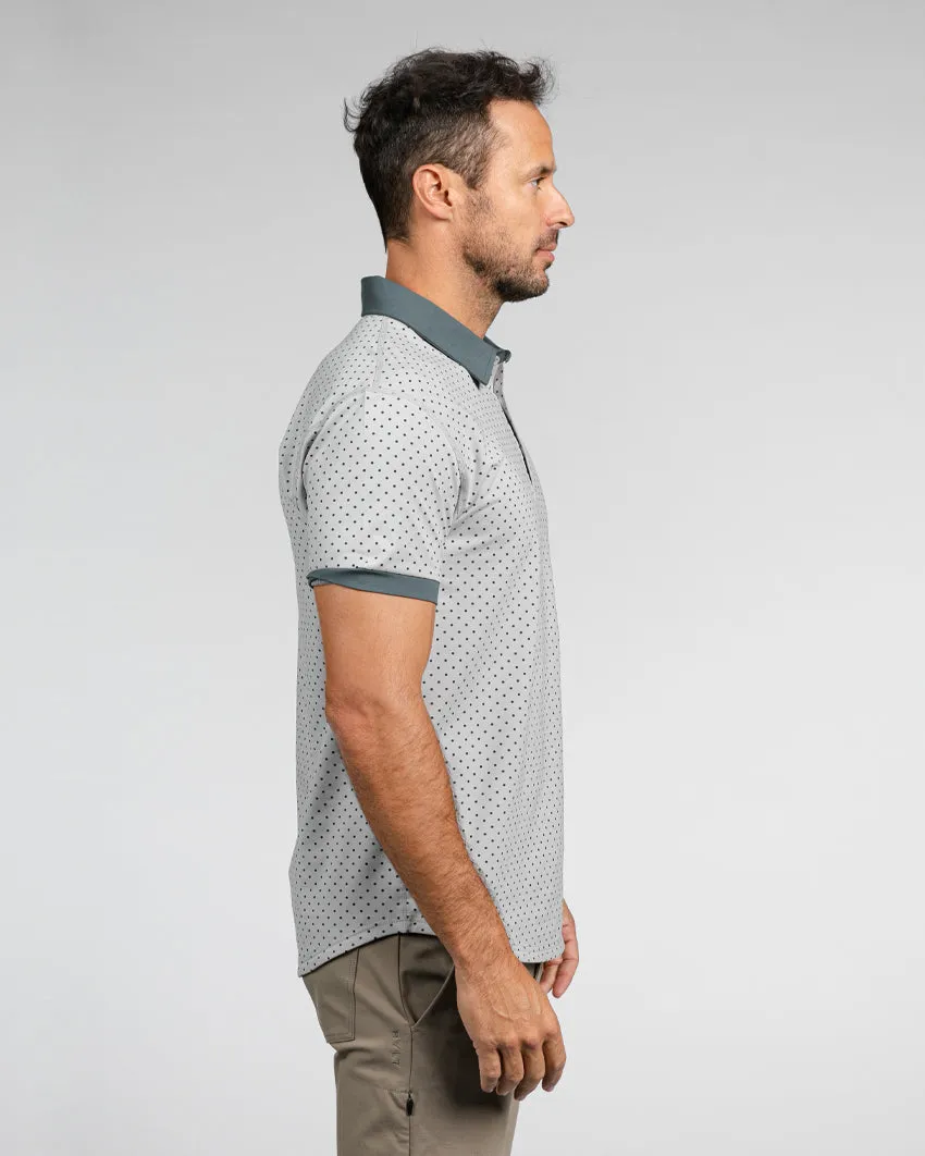 Drop-Cut: LUX Dotted Polo <!-- Size XXXL -->