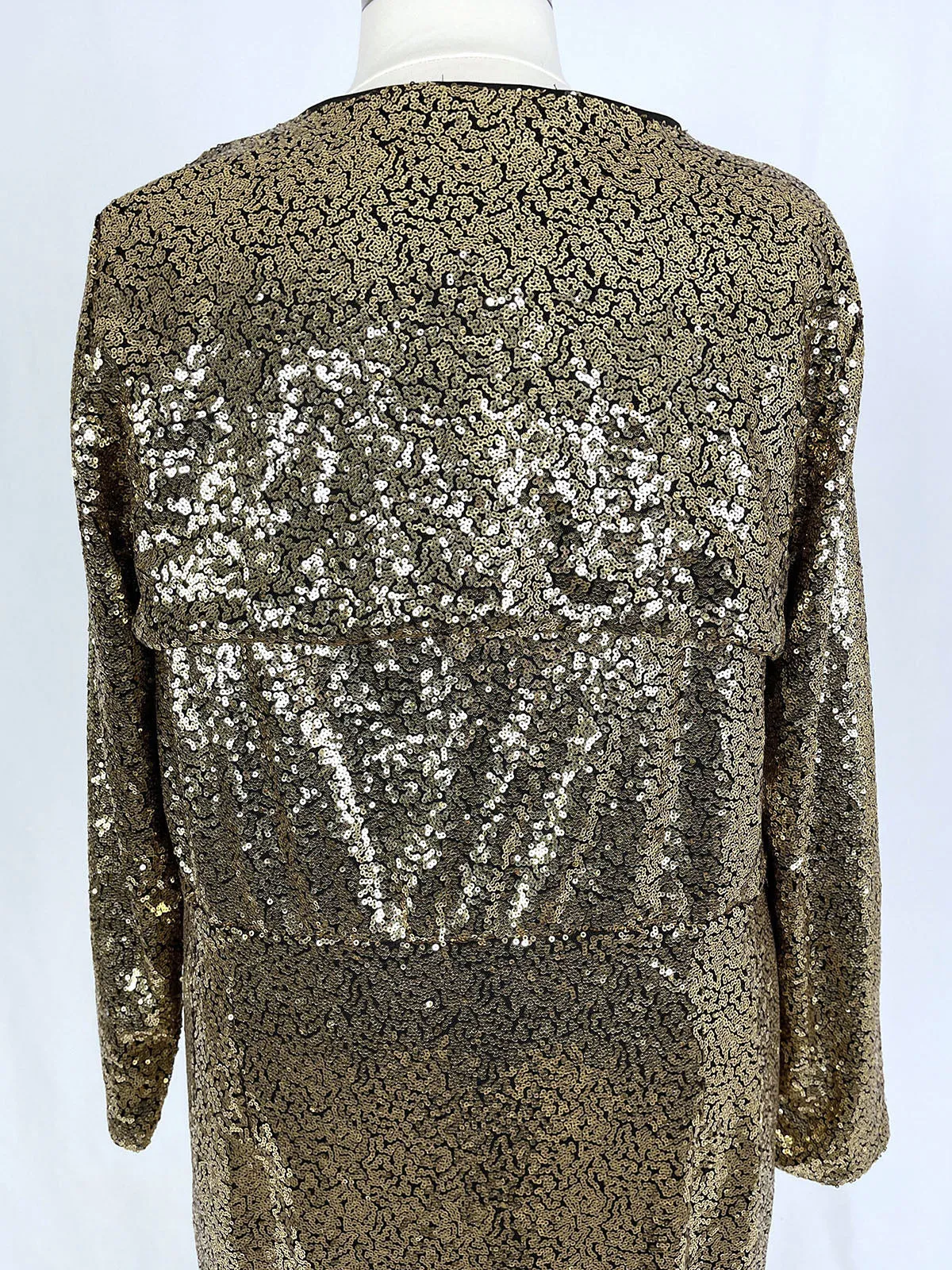 eloquii Size 26 Gold Sequined Dress NWT