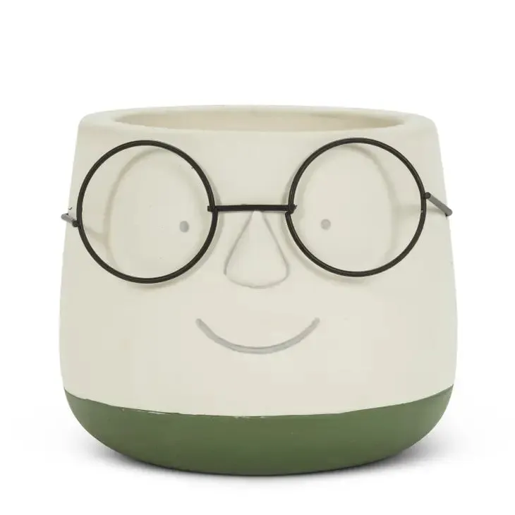 Face planter w/ glasses