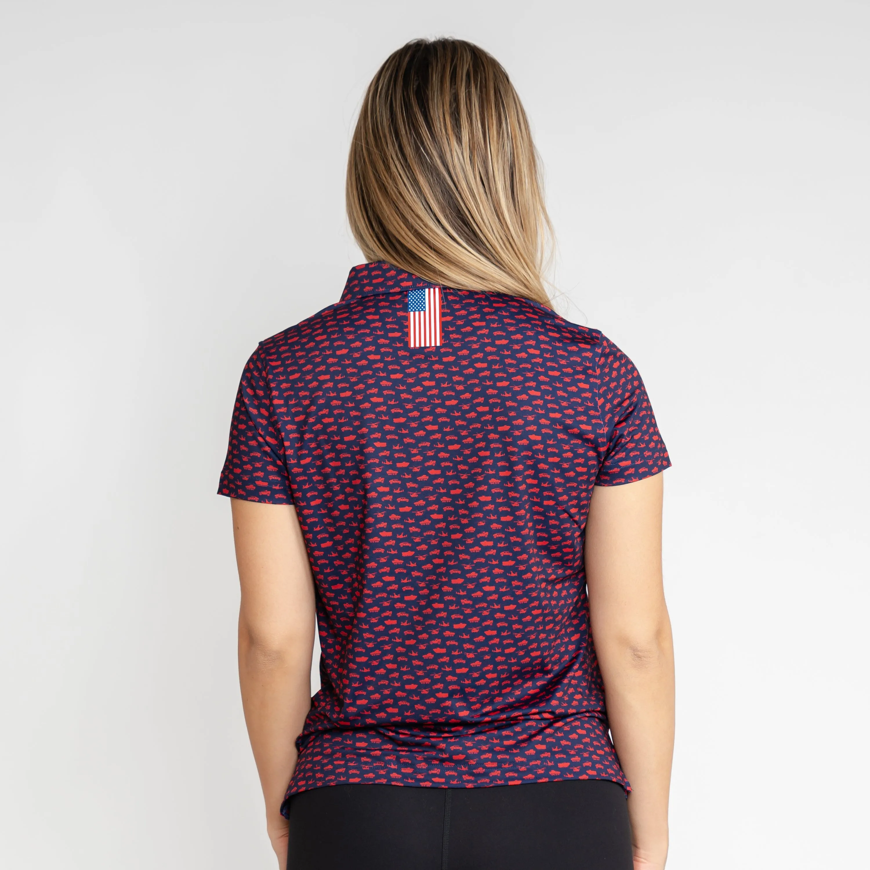 Fire Team Performance Polo | The Fire Team - Evening Navy - USA