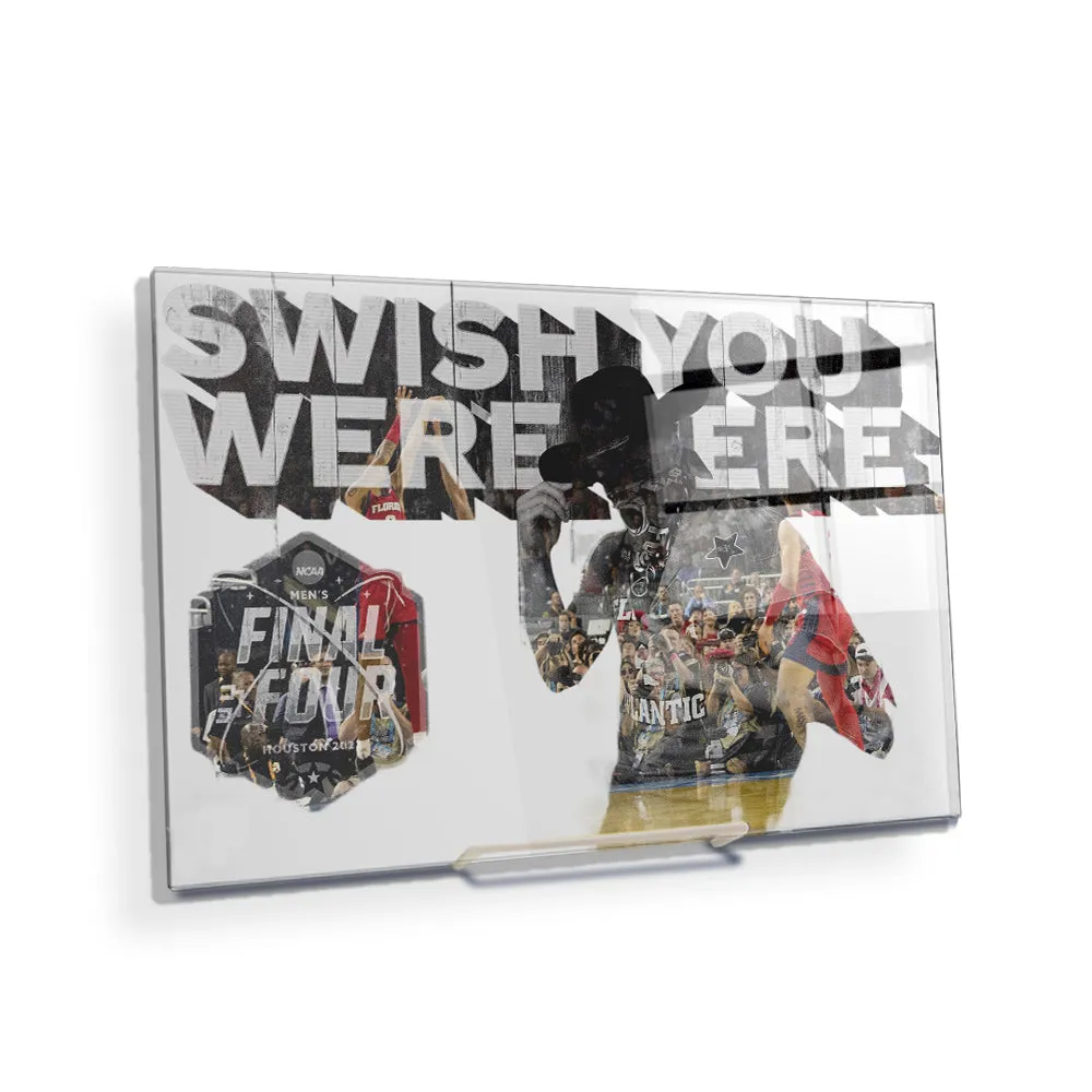 Florida Atlantic Owls - Swish You Were Here Double Exposure