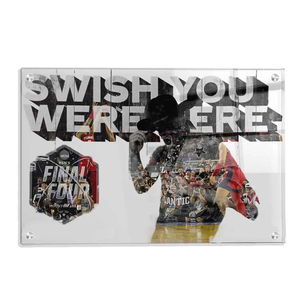 Florida Atlantic Owls - Swish You Were Here Double Exposure