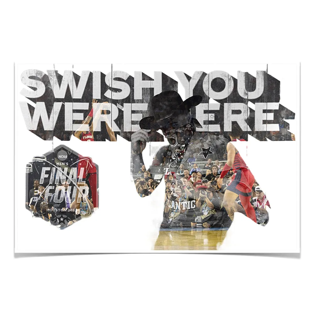 Florida Atlantic Owls - Swish You Were Here Double Exposure