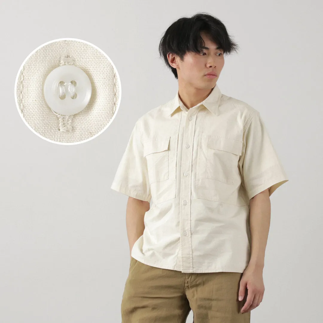 FOB FACTORY / F3499 Short sleeve field shirt