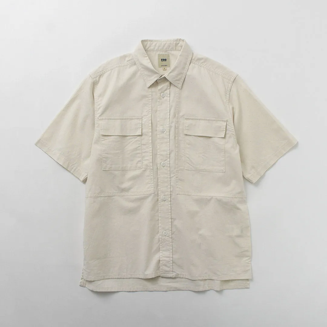 FOB FACTORY / F3499 Short sleeve field shirt