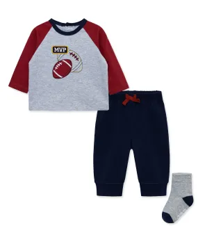 Football Jogger Set (3M-12M)