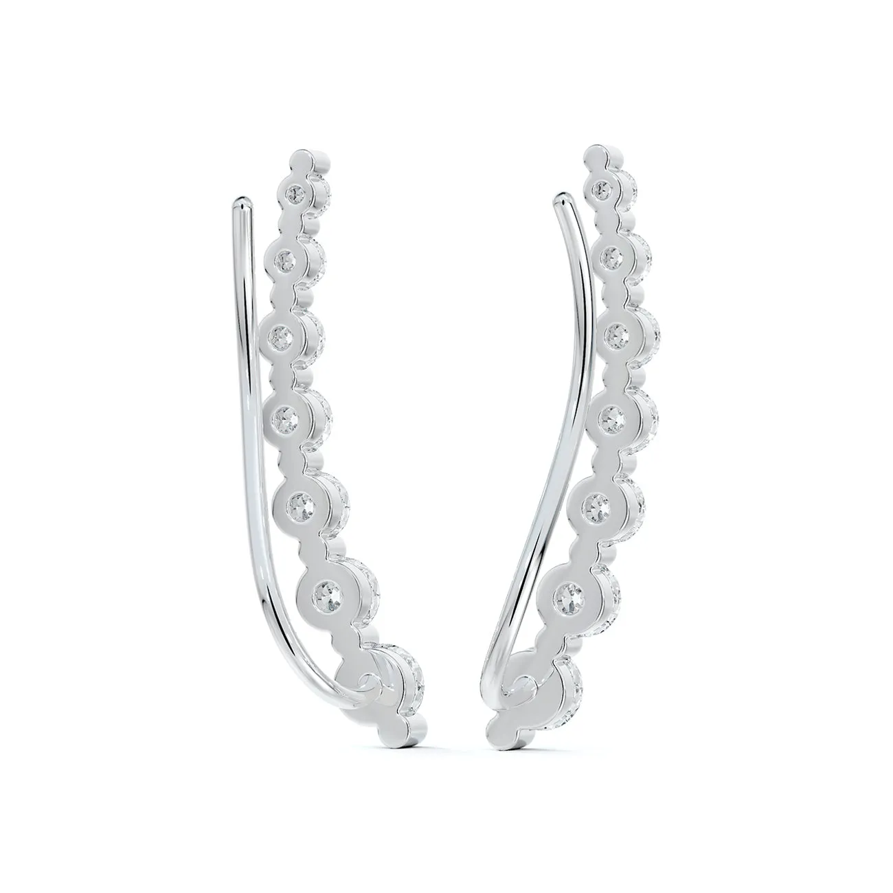 Forevermark Classic Graduated Diamond Smile Ear Climber