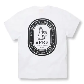 #FR2 OVAL LOGO T-SHIRT-WHITE