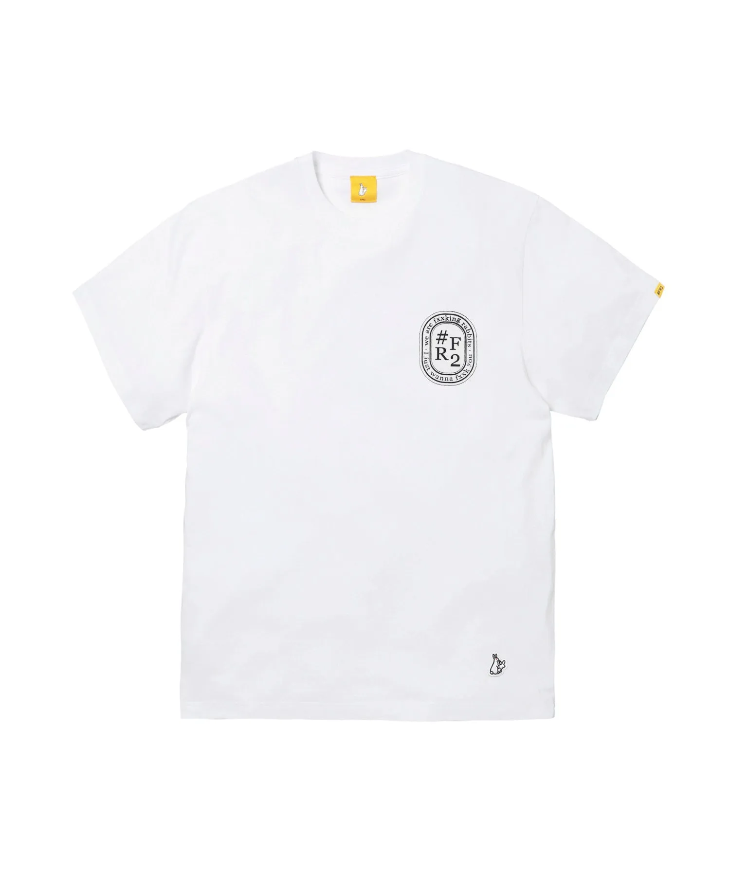 #FR2 OVAL LOGO T-SHIRT-WHITE