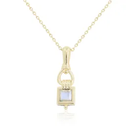 Freya Moonstone Gold Necklace