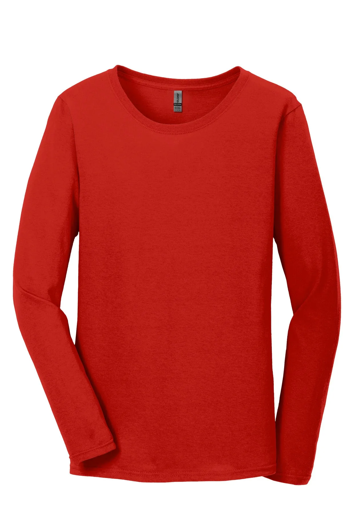 Gildan Ladies Heavy Cotton™ 100% Cotton Long Sleeve T-Shirt. 5400L