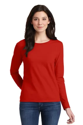 Gildan Ladies Heavy Cotton™ 100% Cotton Long Sleeve T-Shirt. 5400L